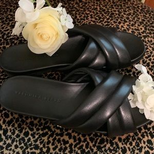 Veronica Beard Elise Slide Sandal- 7 Black